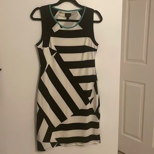 Black and White Worthington Dress